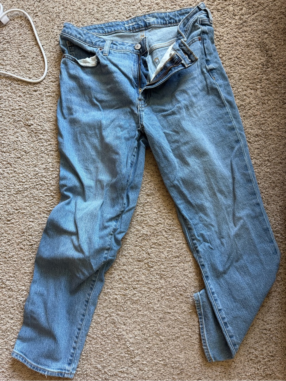 Old Navy Light Blue Straight Leg Women's Jeans